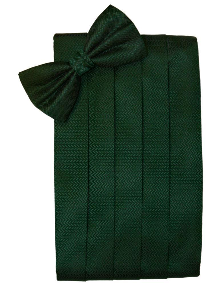 Set Herringbone Cummerbund & Bow Tie-24