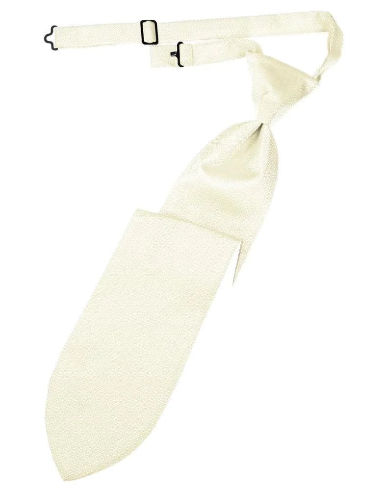 Herringbone Necktie Pre-Tied-25