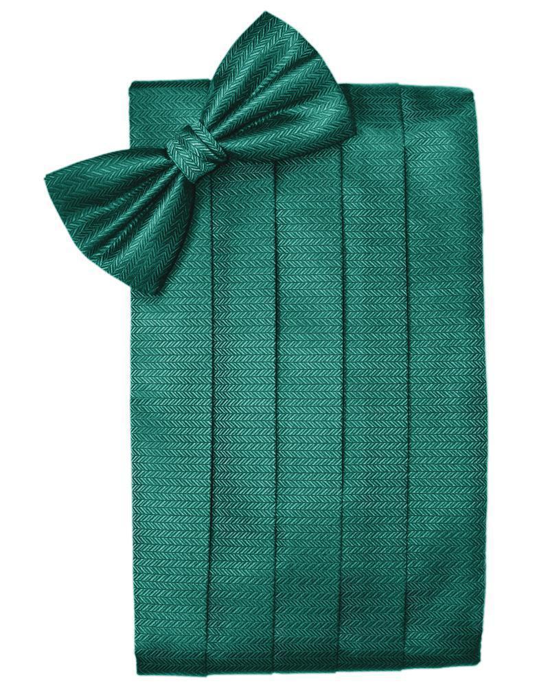 Set Herringbone Cummerbund & Bow Tie-26