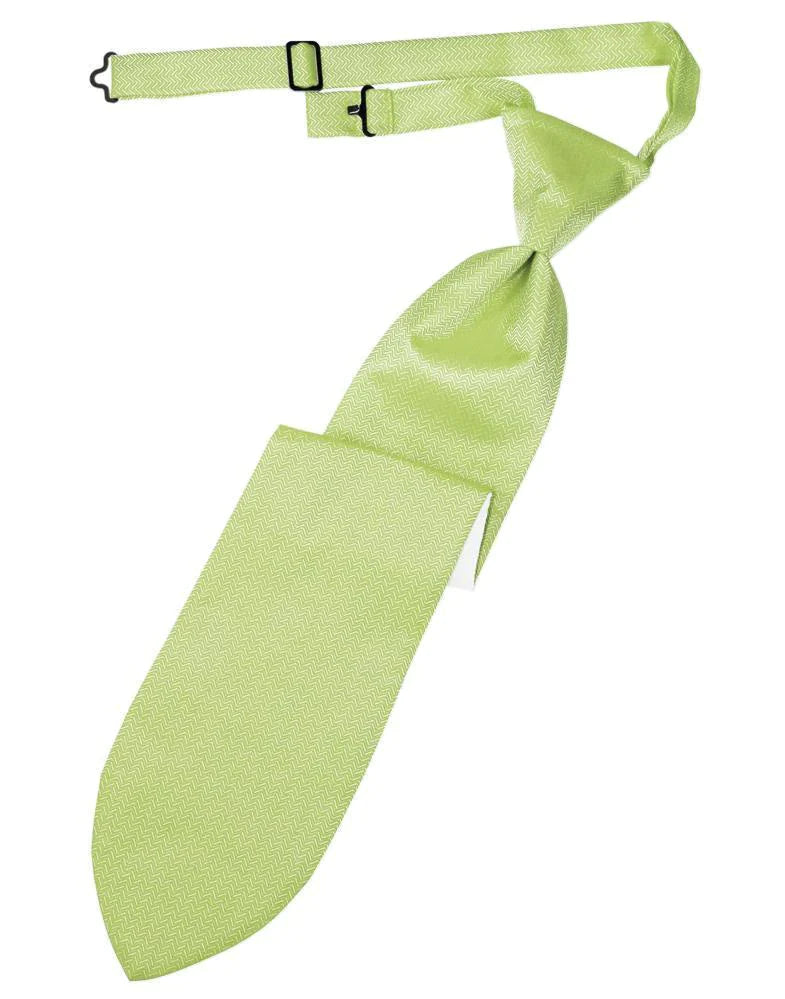 Herringbone Necktie Pre-Tied-27