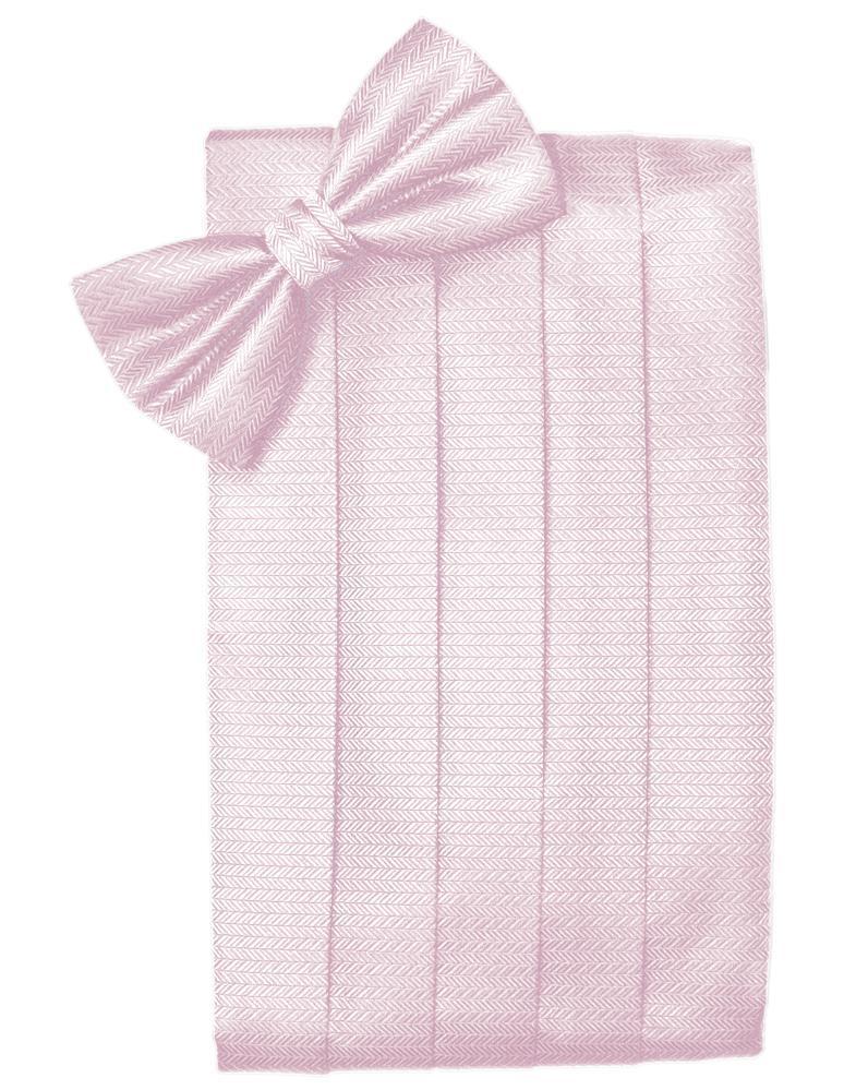Set Herringbone Cummerbund & Bow Tie-38