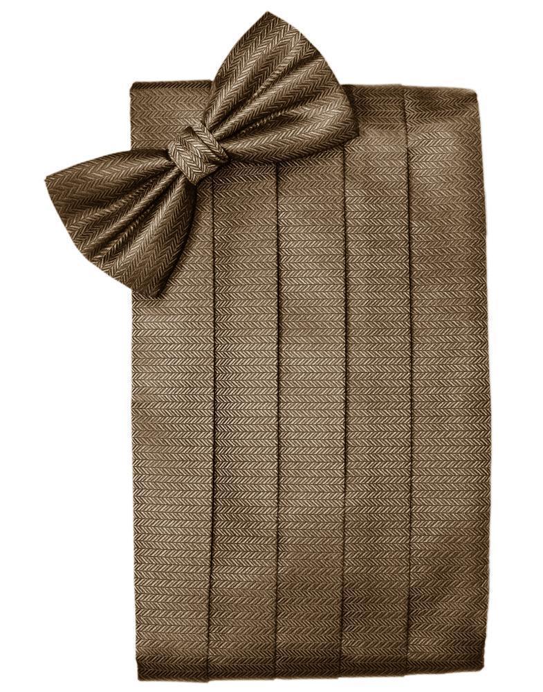 Set Herringbone Cummerbund & Bow Tie-33