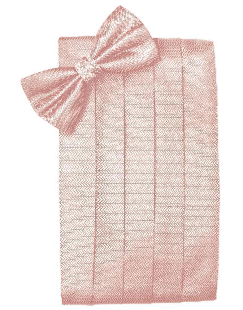 Set Herringbone Cummerbund & Bow Tie-35