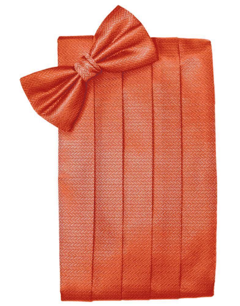 Set Herringbone Cummerbund & Bow Tie-37