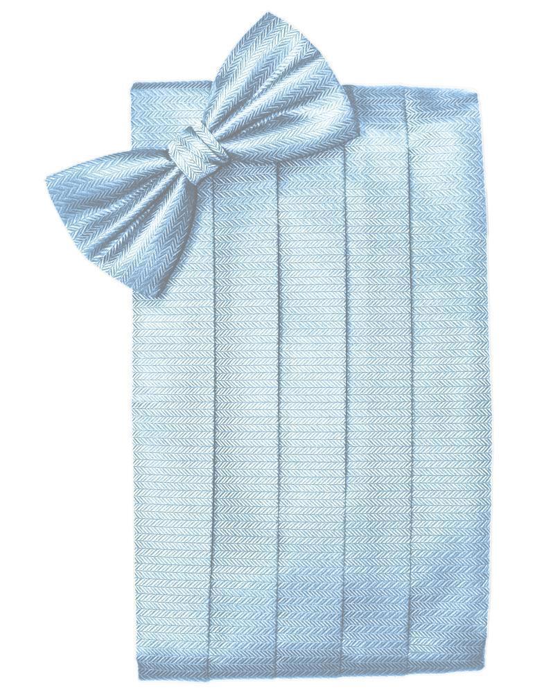 Set Herringbone Cummerbund & Bow Tie-43