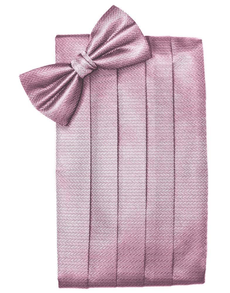 Set Herringbone Cummerbund & Bow Tie-45