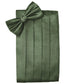 Set Herringbone Cummerbund & Bow Tie-46