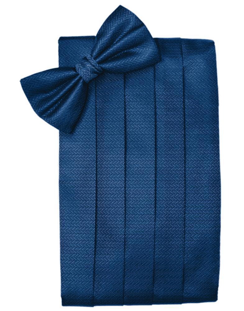 Set Herringbone Cummerbund & Bow Tie-49