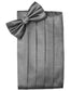 Set Herringbone Cummerbund & Bow Tie-50