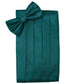 Set Herringbone Cummerbund & Bow Tie-53