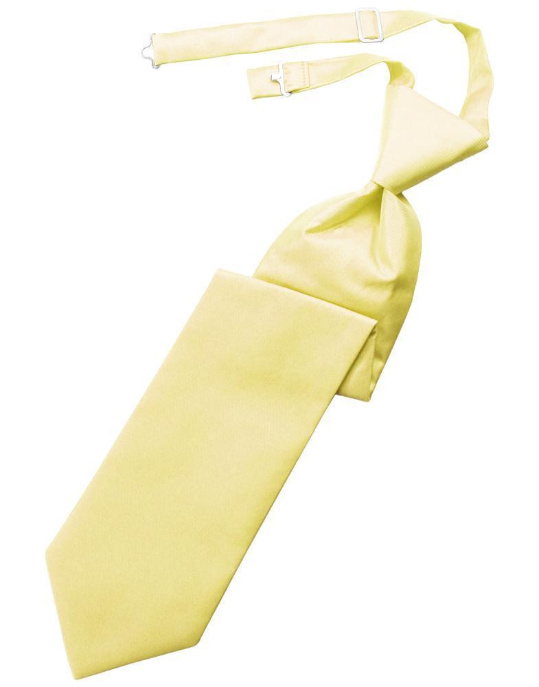 Solid Twill Kids Necktie-3