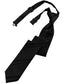 Striped Satin Skinny Necktie Pre-Tie-1