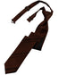 Striped Satin Skinny Necktie Pre-Tie-11