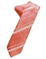 Striped Satin Skinny Necktie Self Tie-21