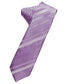Striped Satin Skinny Necktie Self Tie-23