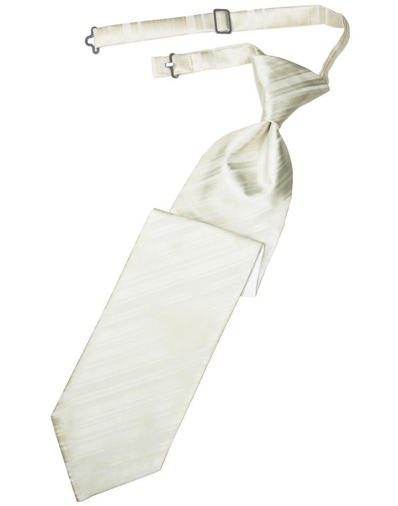 Striped Satin Necktie Pre-Tie-26