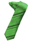 Striped Satin Skinny Necktie Self Tie-28