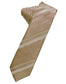Striped Satin Skinny Necktie Self Tie-30