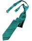 Striped Satin Skinny Necktie Pre-Tie-39