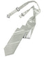 Striped Satin Skinny Necktie Pre-Tie-46