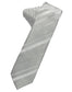 Striped Satin Skinny Necktie Self Tie-46