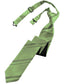Striped Satin Skinny Necktie Pre-Tie-51