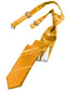 Striped Satin Skinny Necktie Pre-Tie-56