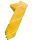 Striped Satin Skinny Necktie Self Tie-57