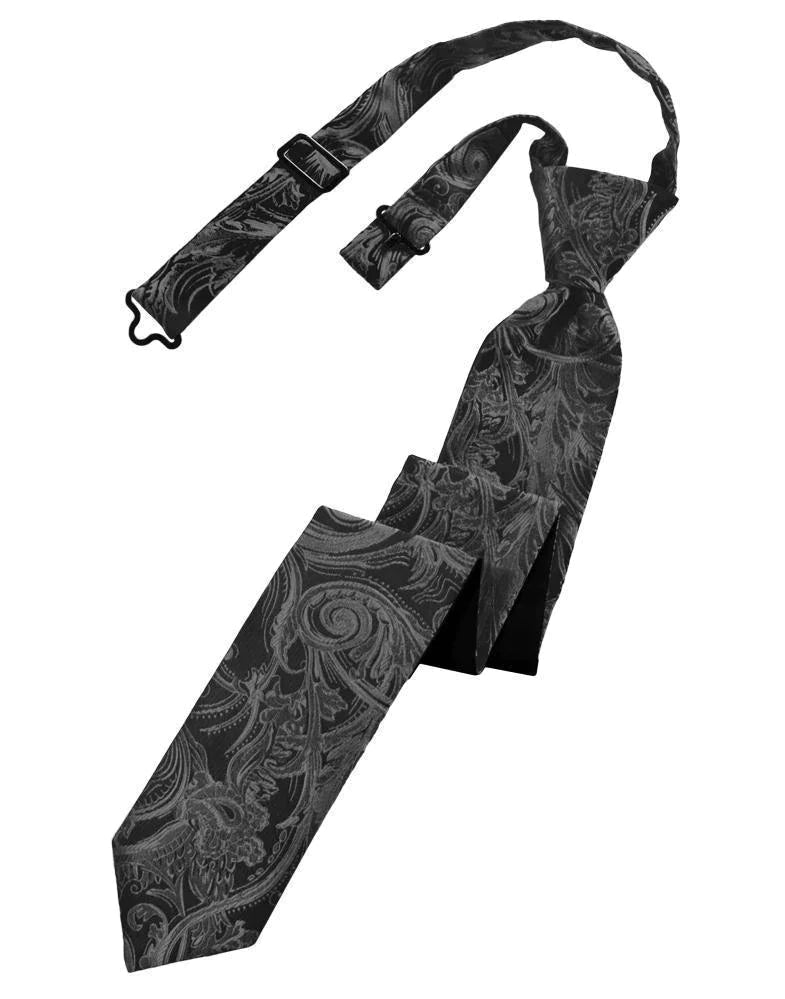 Tapestry Skinny Necktie Pre- Tied-2