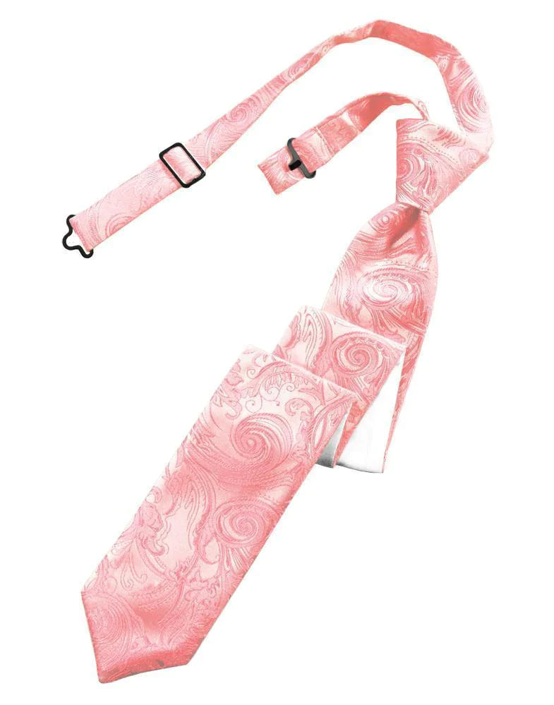 Tapestry Skinny Necktie Pre- Tied-6