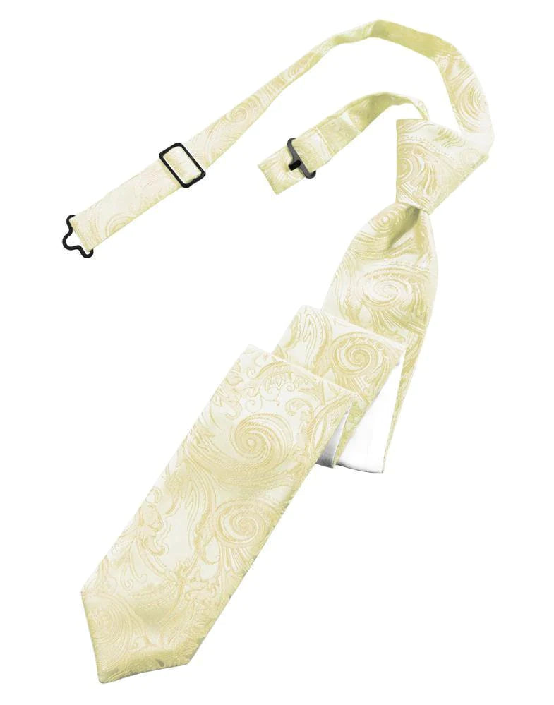 Tapestry Skinny Necktie Pre- Tied-12