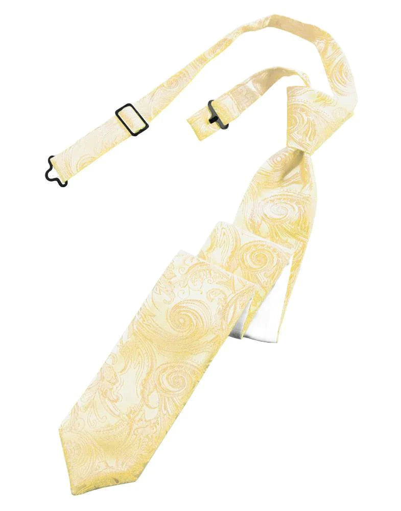 Tapestry Skinny Necktie Pre- Tied-14