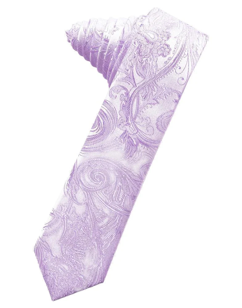 Tapestry Skinny Necktie Self Tie-24