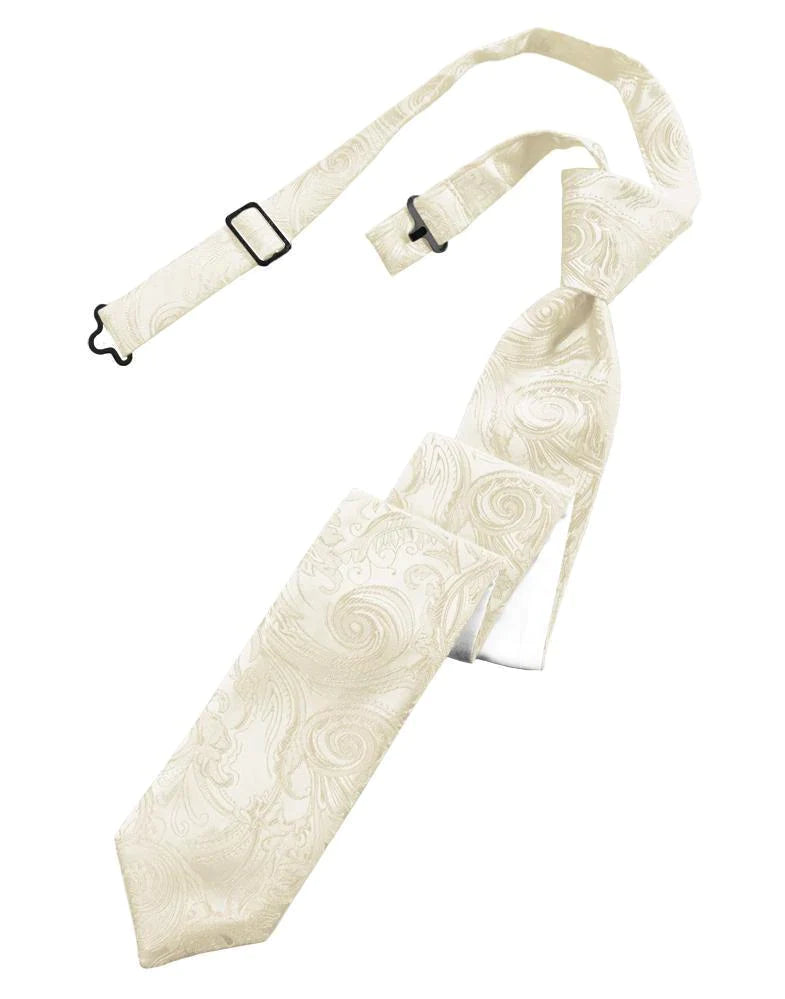 Tapestry Skinny Necktie Pre- Tied-18