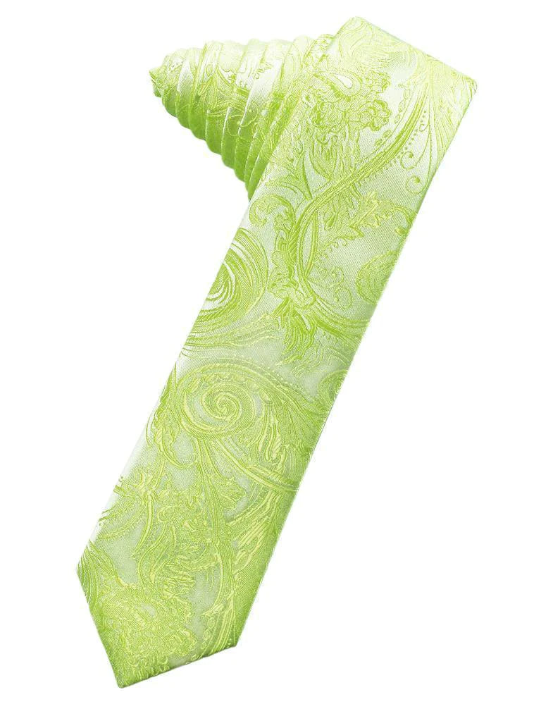 Tapestry Skinny Necktie Self Tie-34