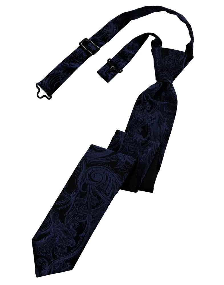 Tapestry Skinny Necktie Pre- Tied-28