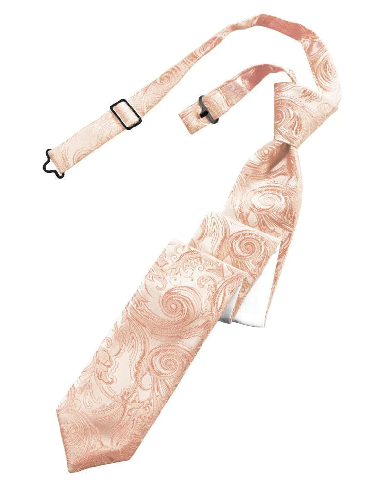 Tapestry Skinny Necktie Pre- Tied-31