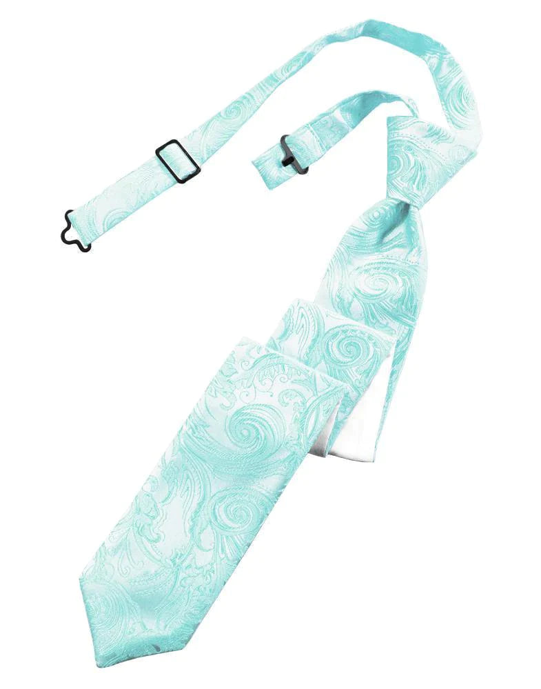 Tapestry Skinny Necktie Pre- Tied-38