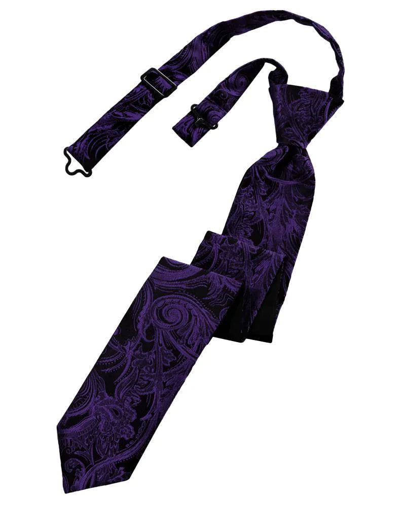 Tapestry Skinny Necktie Pre- Tied-39