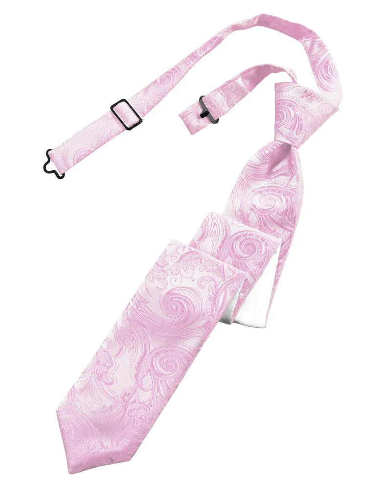 Tapestry Skinny Necktie Pre- Tied-40