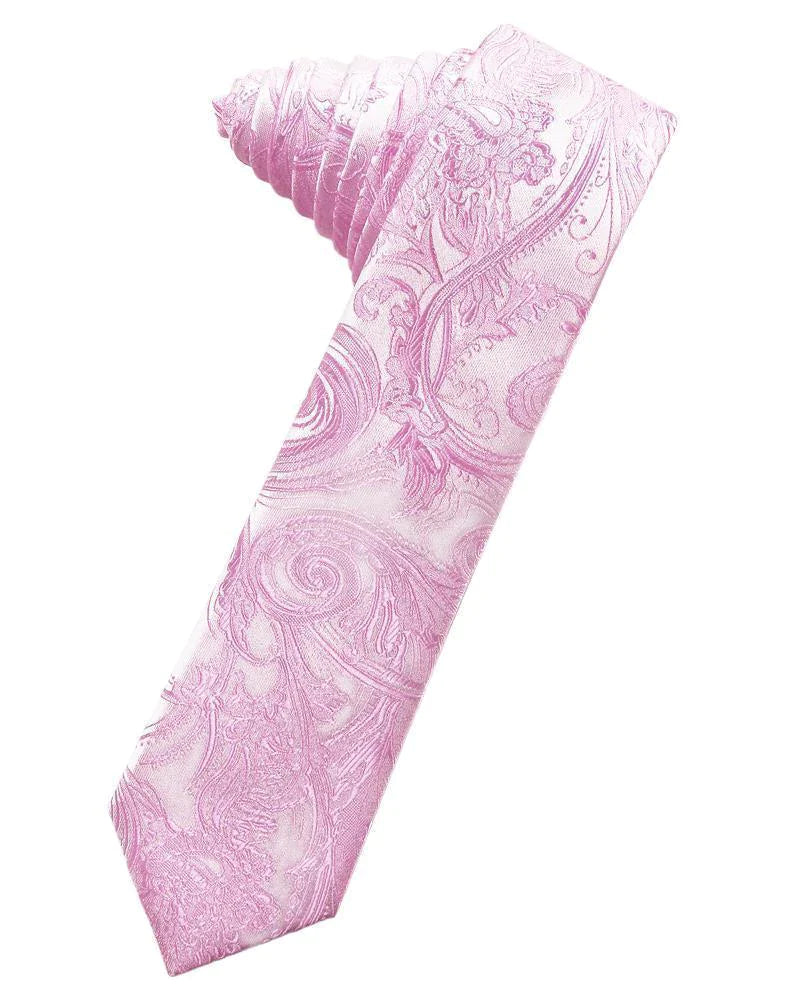 Tapestry Skinny Necktie Self Tie-50