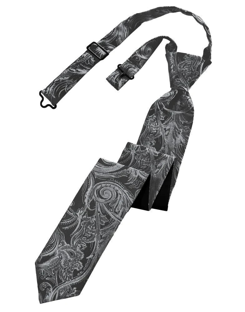 Tapestry Skinny Necktie Pre- Tied-45