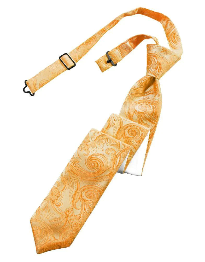 Tapestry Skinny Necktie Pre- Tied-47
