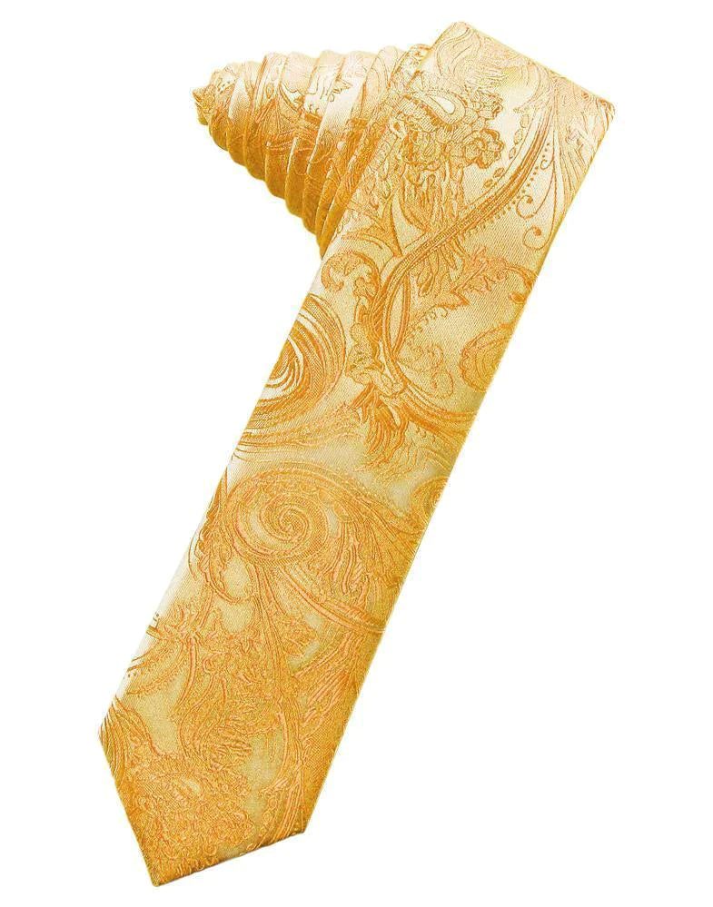 Tapestry Skinny Necktie Self Tie-57