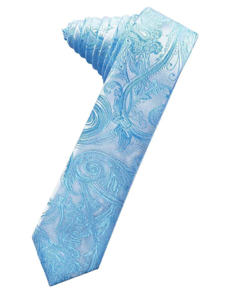 Tapestry Skinny Necktie Self Tie-59