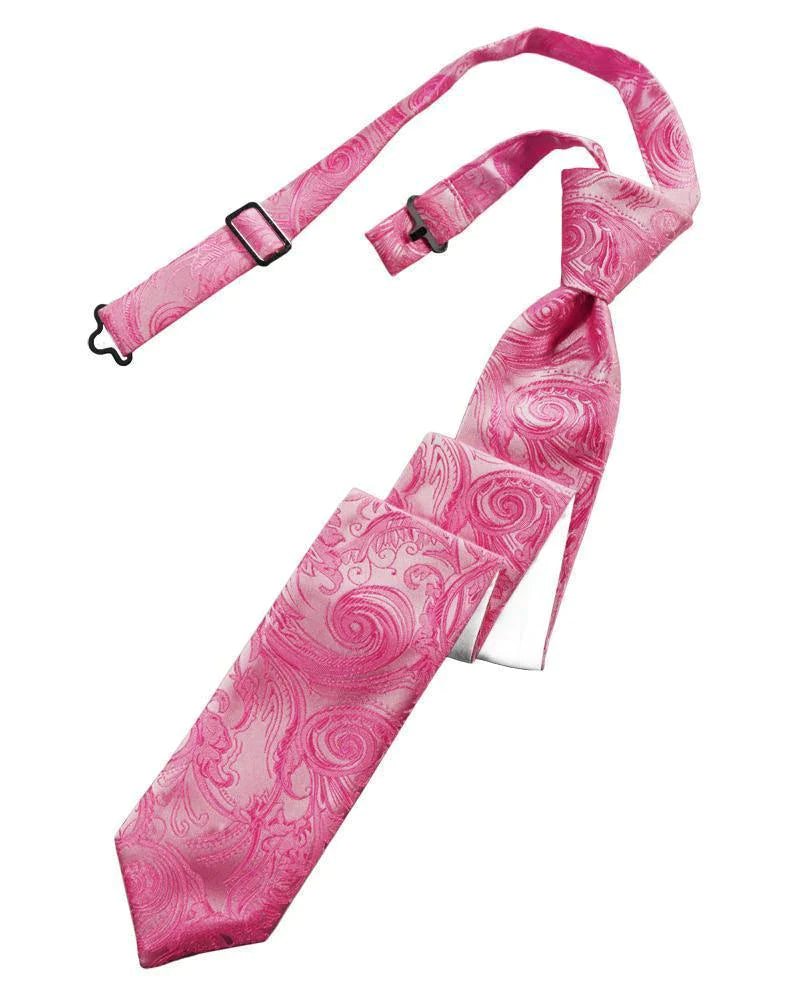 Tapestry Skinny Necktie Pre- Tied-50