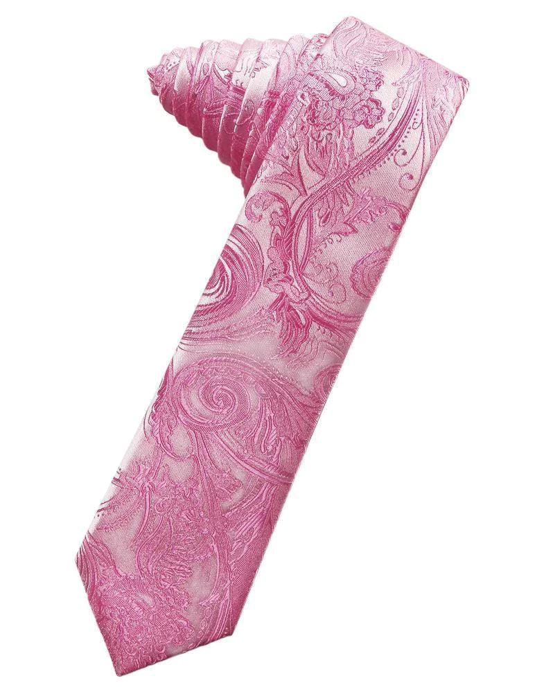 Tapestry Skinny Necktie Self Tie-60