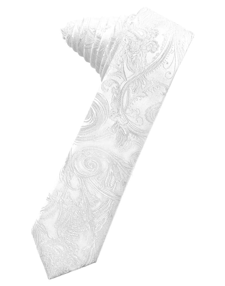 Tapestry Skinny Necktie Self Tie-61