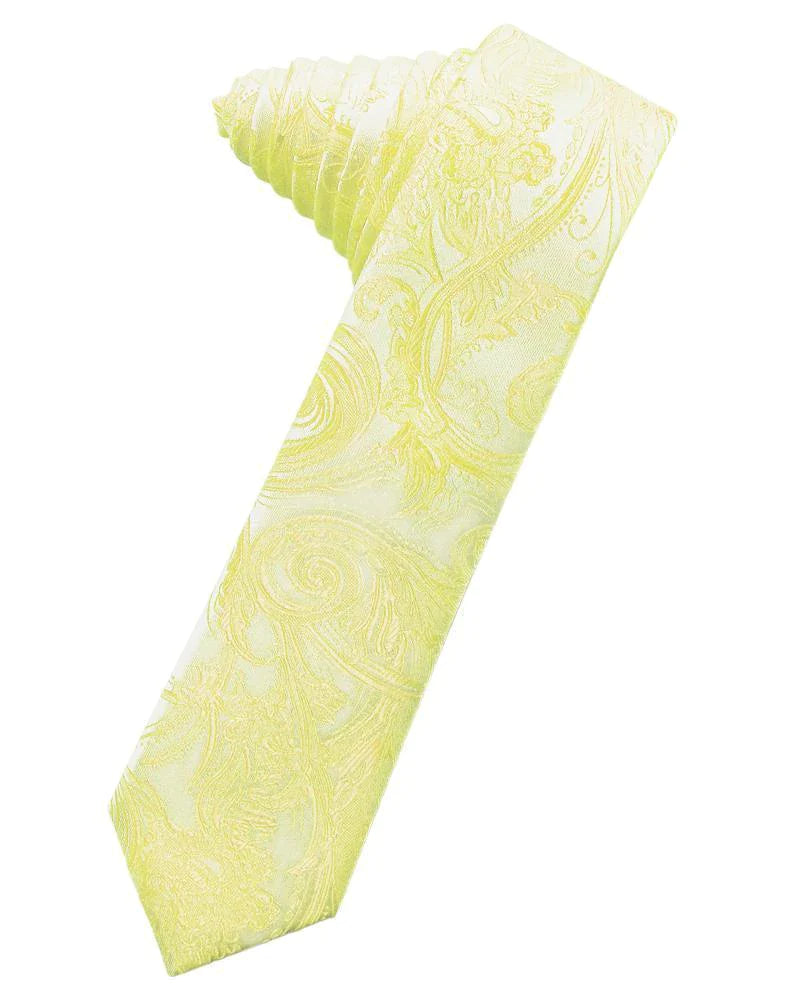 Tapestry Skinny Necktie Self Tie-62
