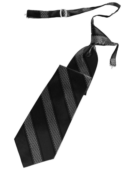 Venetian Stripe Necktie Pre-Tied-0